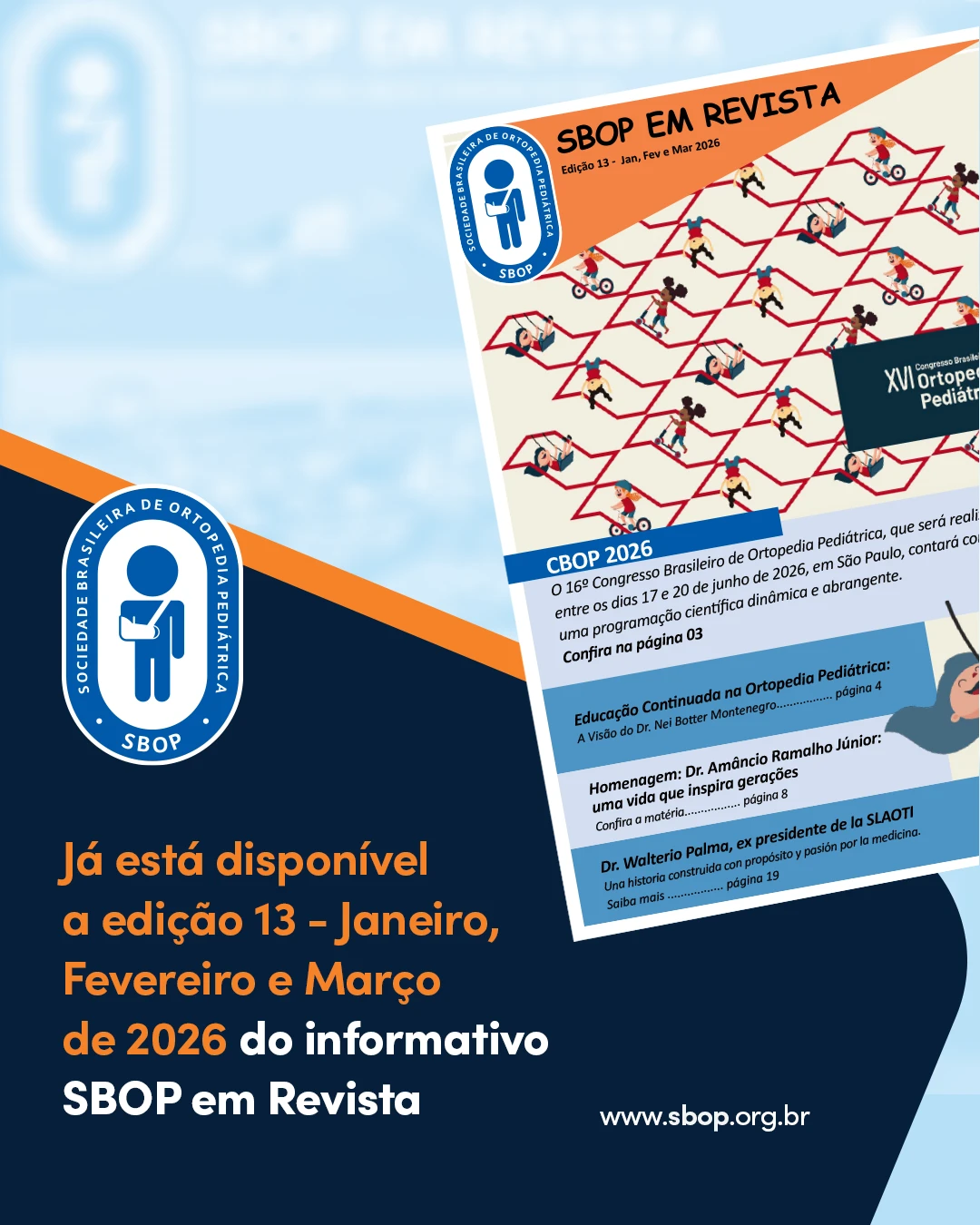 Informativo SBOP -  Revista Edição 13 - Jan/ Fev/ Mar/ 2026