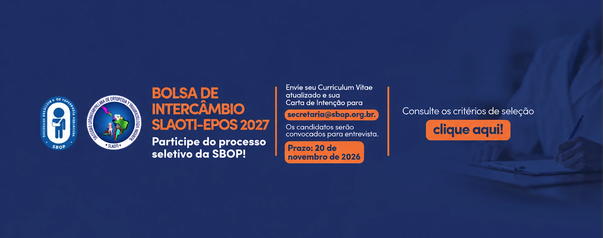 Bola de Intercâmbio SLAOTI-EPOS 2027