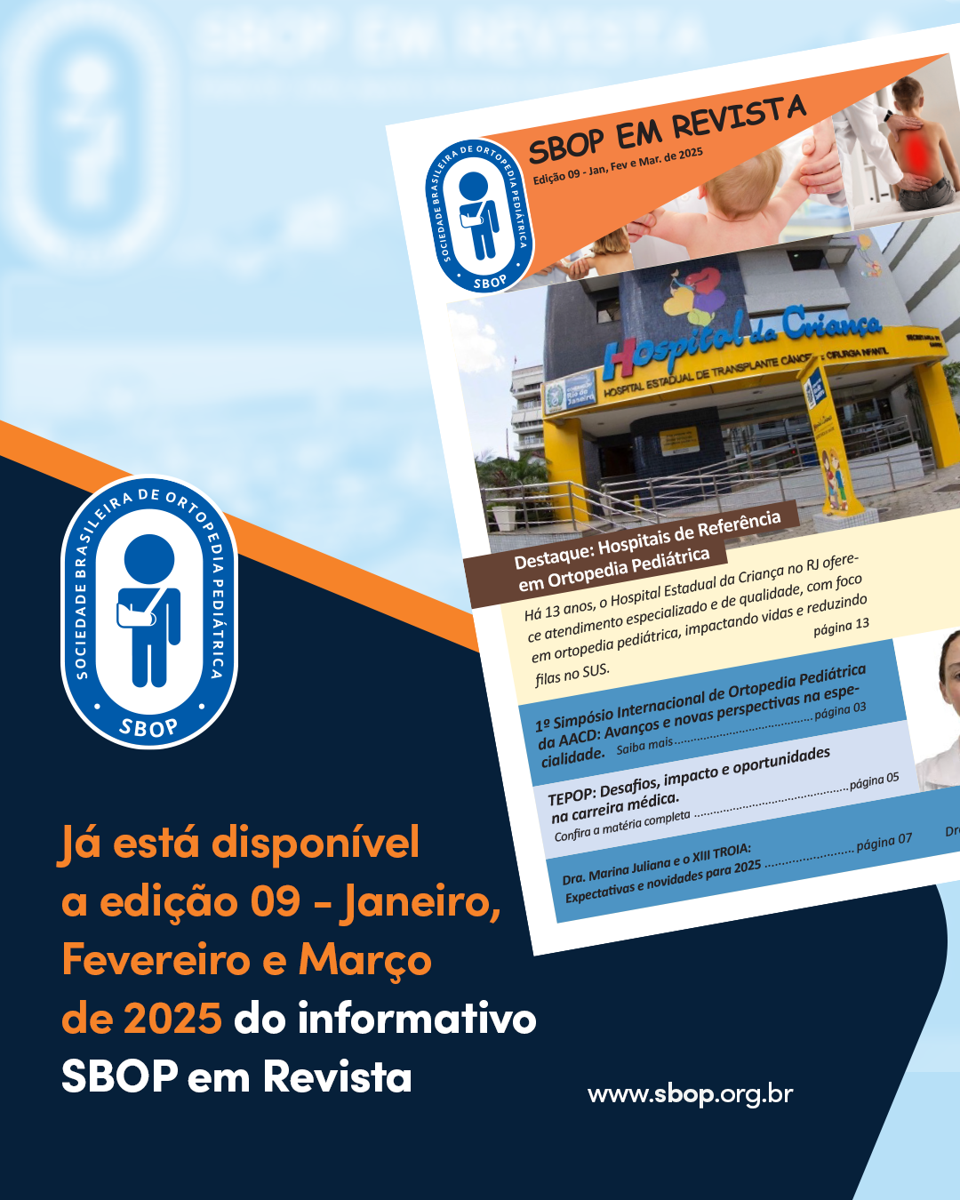 Informativo SBOP - Revista - Edição 09 - Jan/Fev/Mar - 2025
