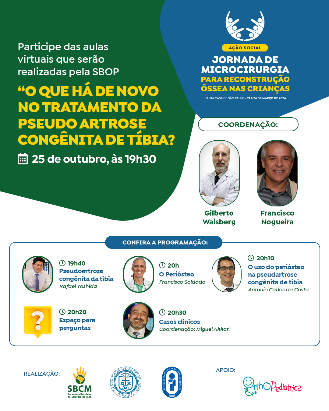 Webinar SBOP e SBCM - 25 de outubro