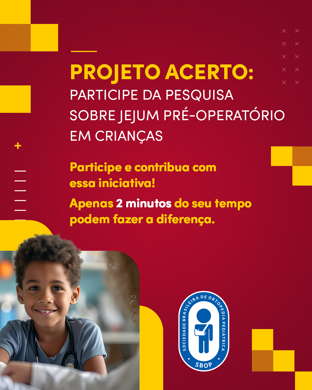 Projeto ACERTO: pesquisa sobre jejum pré-operatório