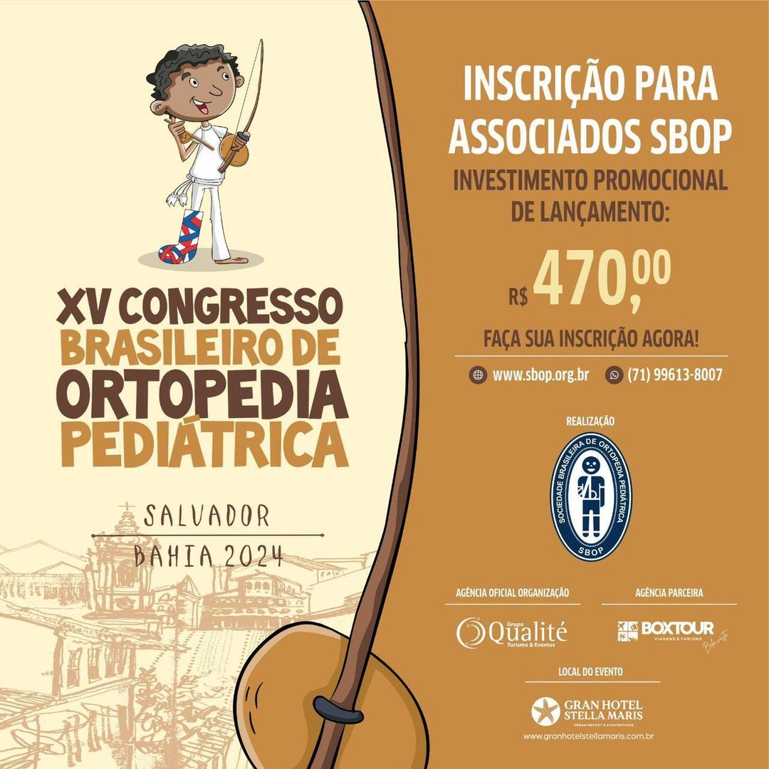 XV Congresso Brasileiro de Ortopedia Pediátrica 2024