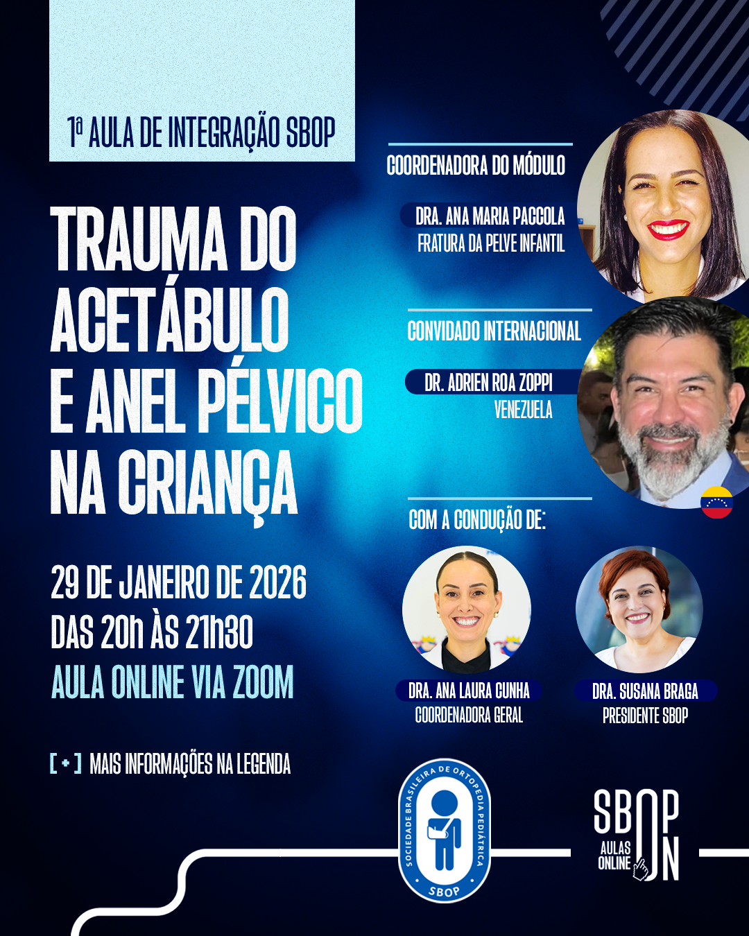 Vem a&iacute; a 1&ordf; Aula da comiss&atilde;o de Integra&ccedil;&atilde;o da SBOP!
