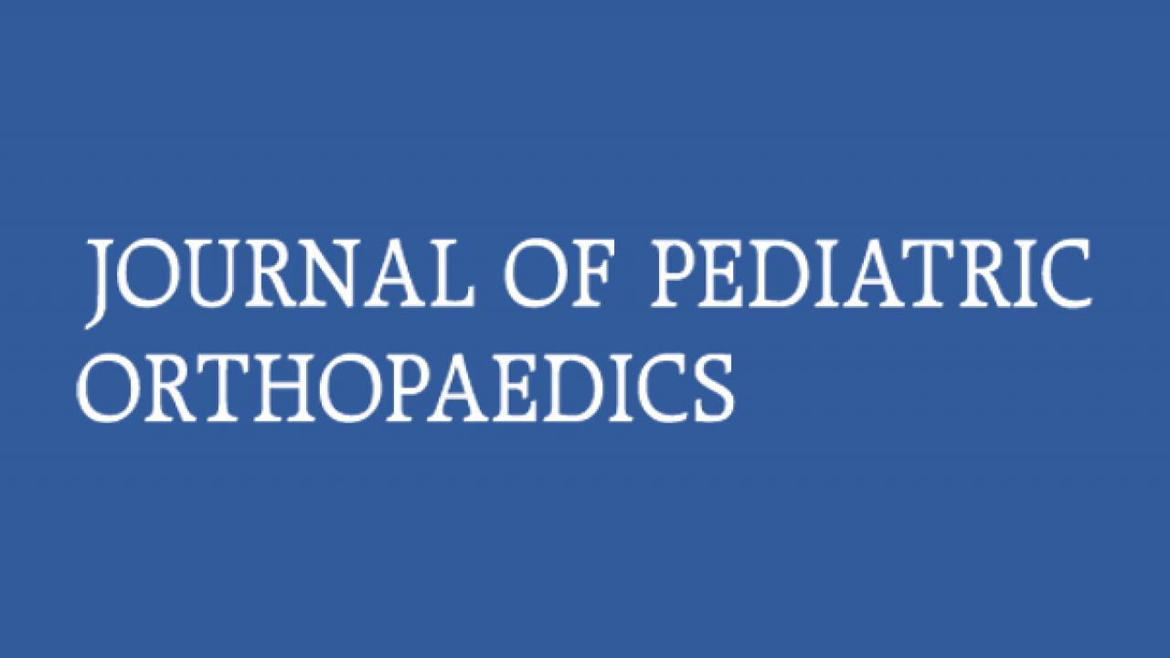 Acesse o Journal of Pediatric Orthopaedics