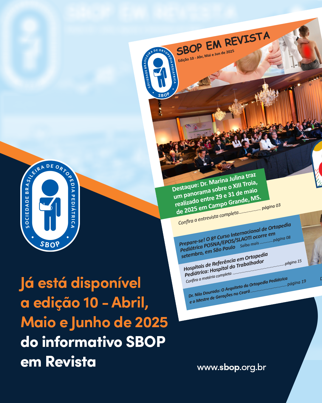 Informativo SBOP - Revista - Edição 10 - Abr/Mai/Jun - 2025