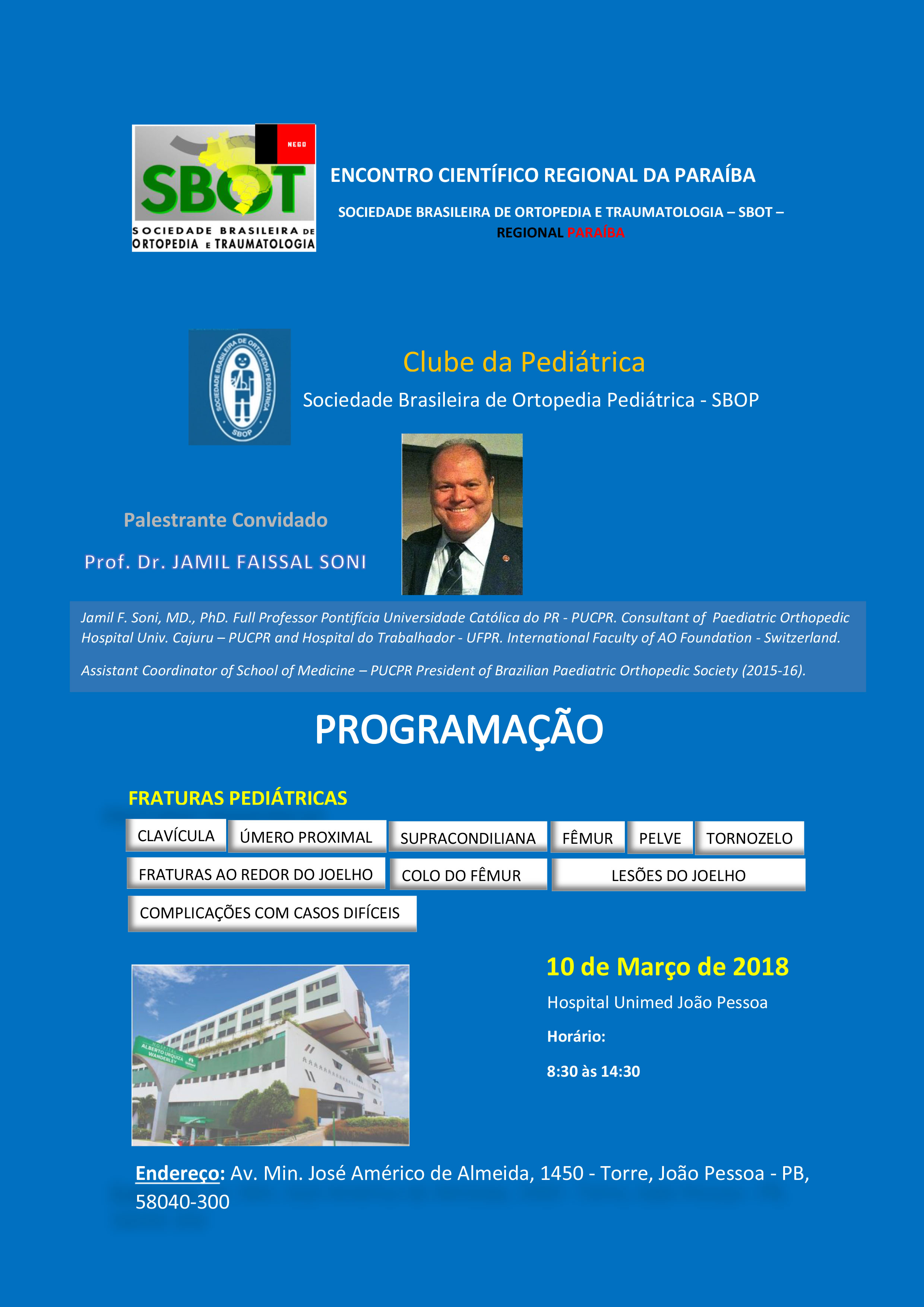 11º Clube da Pediátrica da SBOP